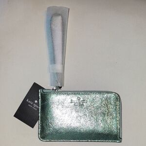 Kate Spade Shimmering Green Wristlet
